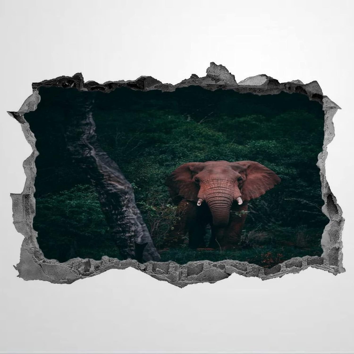 Dragon Wall Sticker 3D Fantasy Decal Mural Bedroom Decor Wall Stickers Mural Smashed Wall Art Removable Poster Vinyl decals For Bedroom Living Room Playroom Nursery Office Shop,32'' sj400 : Baby