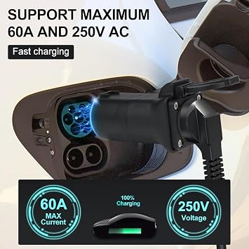 VOBOR V2L Adapter, 3.5KW 16A Adapter from Vehicle to Load, Vehicle to Load V2L Discharger UK Plug only Compatible with MG4 MG5 MG ZS MG MARVEL R