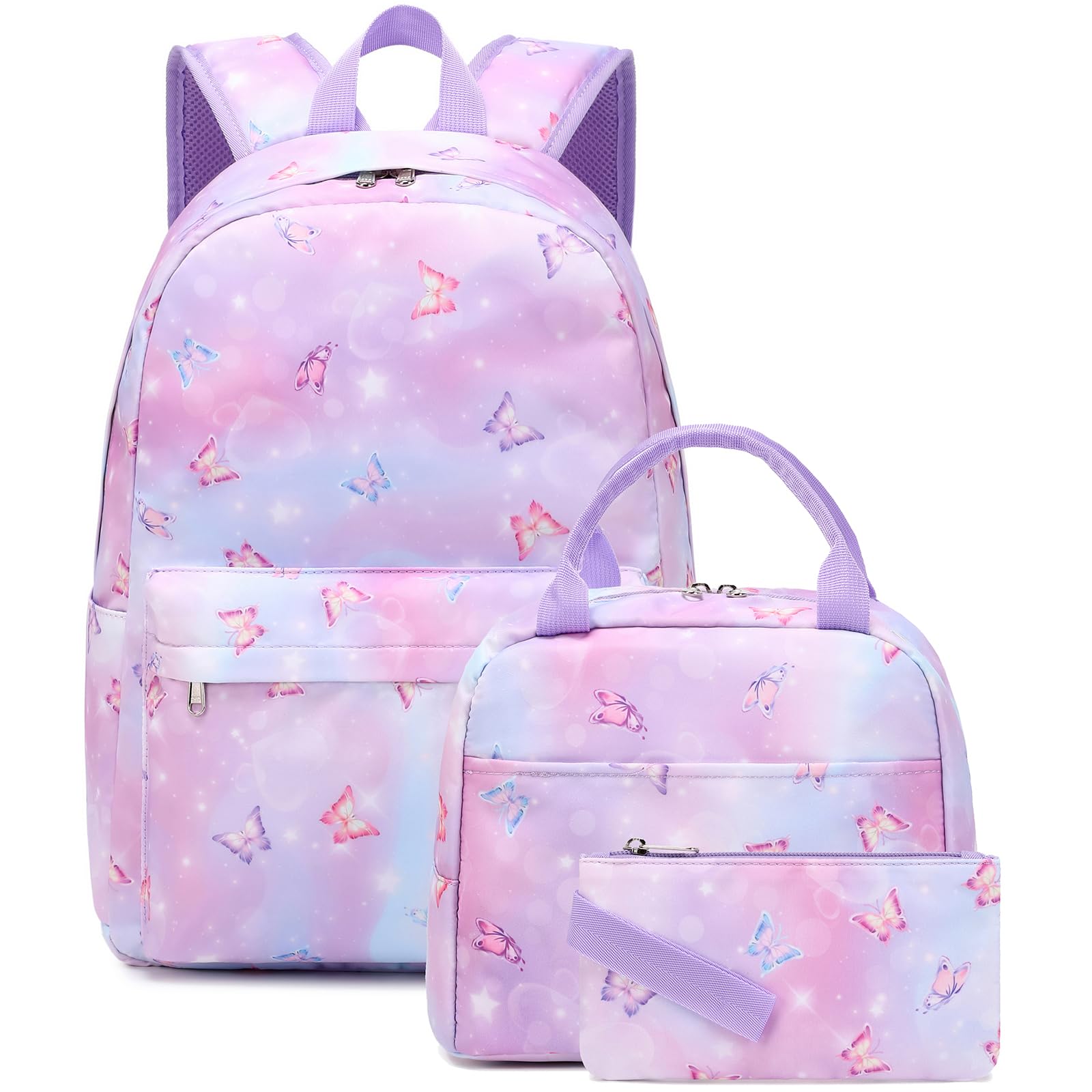 Dafelile Girls Backpack School Backpack for Boys and Girls Laptop Backpack Water Resistant Middle School Bags Kids Backpacks