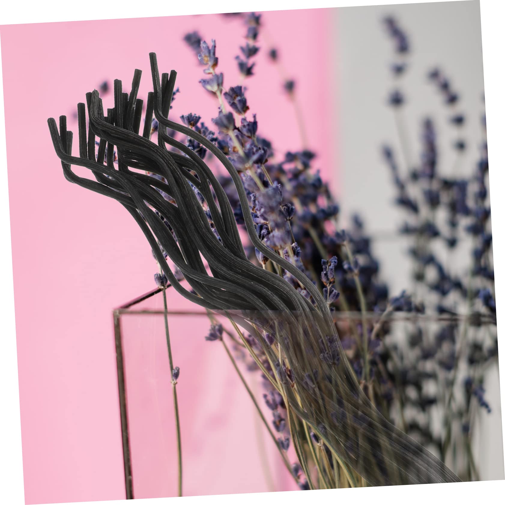 MAGICLULU 120stücke Rattan Diffuser Sticks Für Ätherische Öle Schwarze Duftstäbchen Für Zuhause Büro Und Spa Für Duftöle Leicht Zu Ersetzen Verwenden