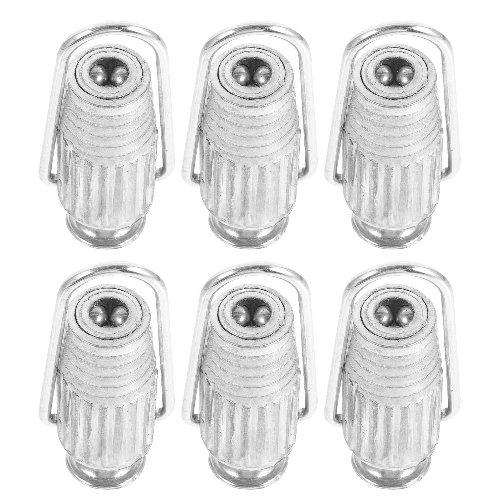 Wäscheleinenspanner Silber 6 Stück aus Aluminiumlegierung Ratschen Wäscheleinenspanner Einfache Installation für Wäscheleinen für Kleidung und Kabel für Innenbereich
