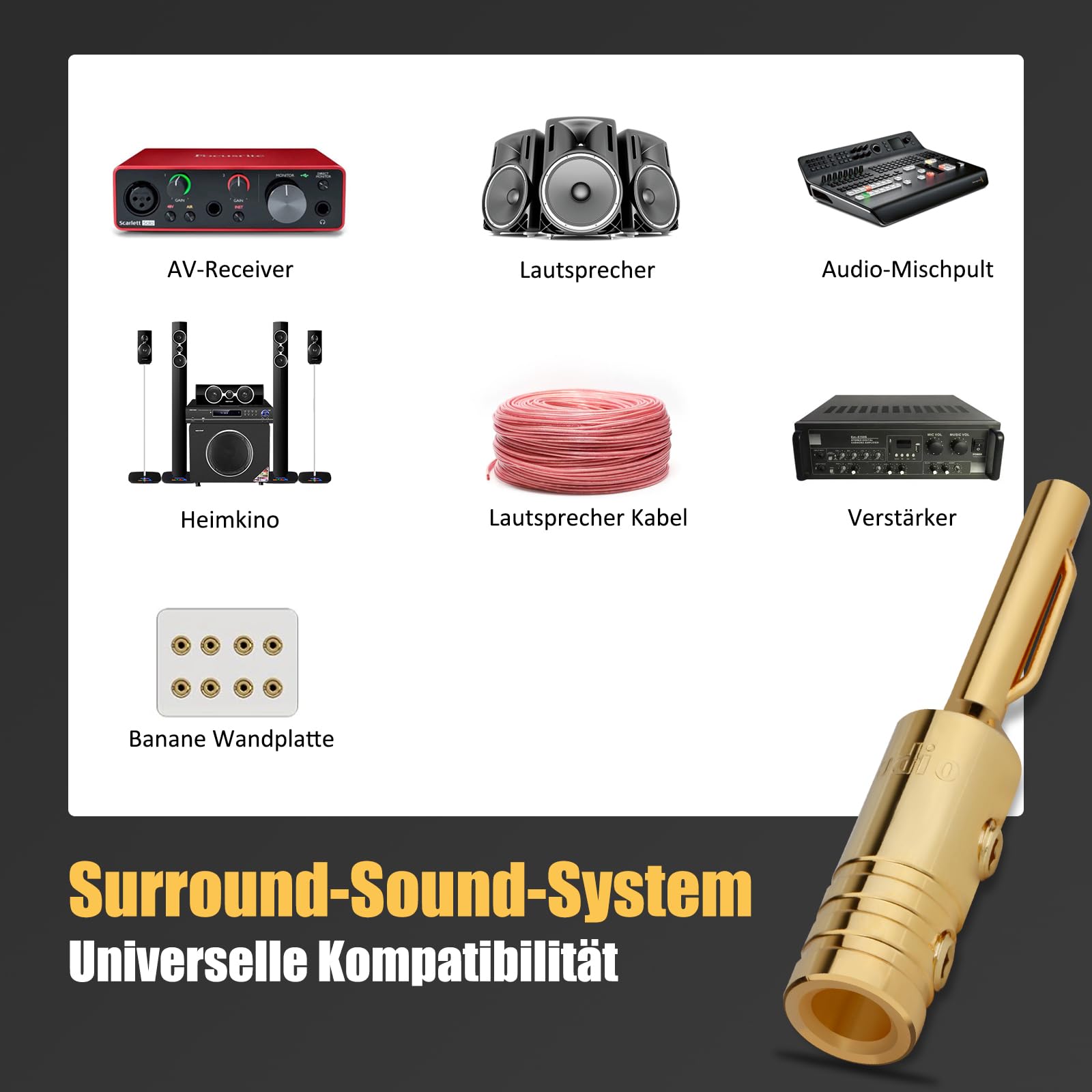 4mm Tappi Per Banana Per Gli Accessori Di Sicurezza Senza - Foto 2