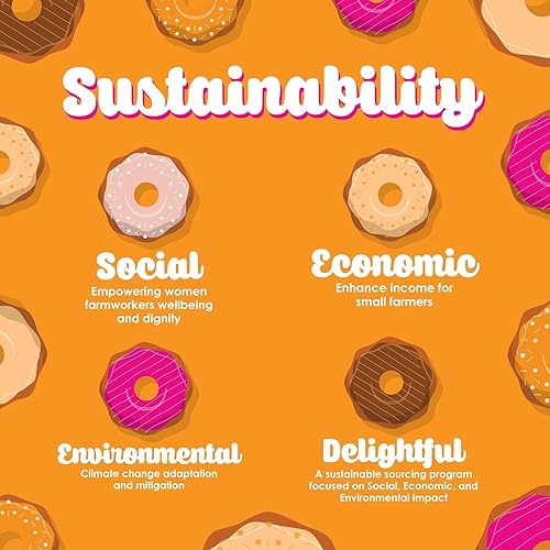 Miniatura 5 de Donut Café Cápsulas de café de una sola porción para cafeteras Keurig K Cup, mezcla clásica, tostado medio, 80