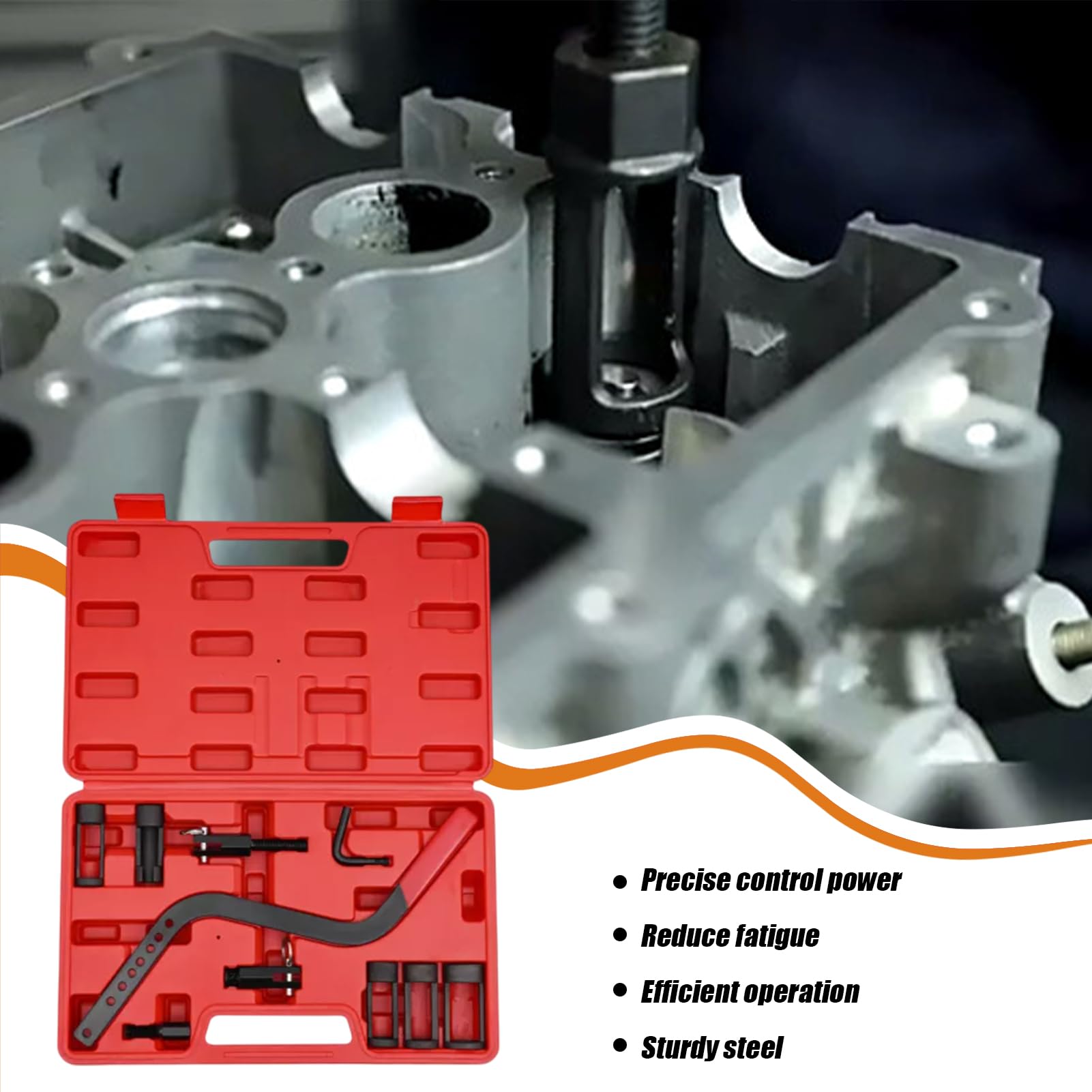 Narzędzie do demontażu wiosennego zaworu, Spring Compressor Zestaw | Zestaw instalatorów zaciśnięć Clamp Collet Adapters