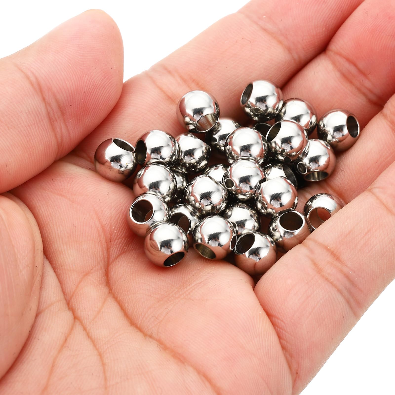 PATIKIL Smooth Round Spacer Beads - Image 3