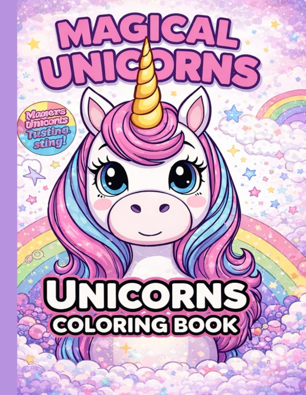 Magical Unicorns Coloring Book for Kids