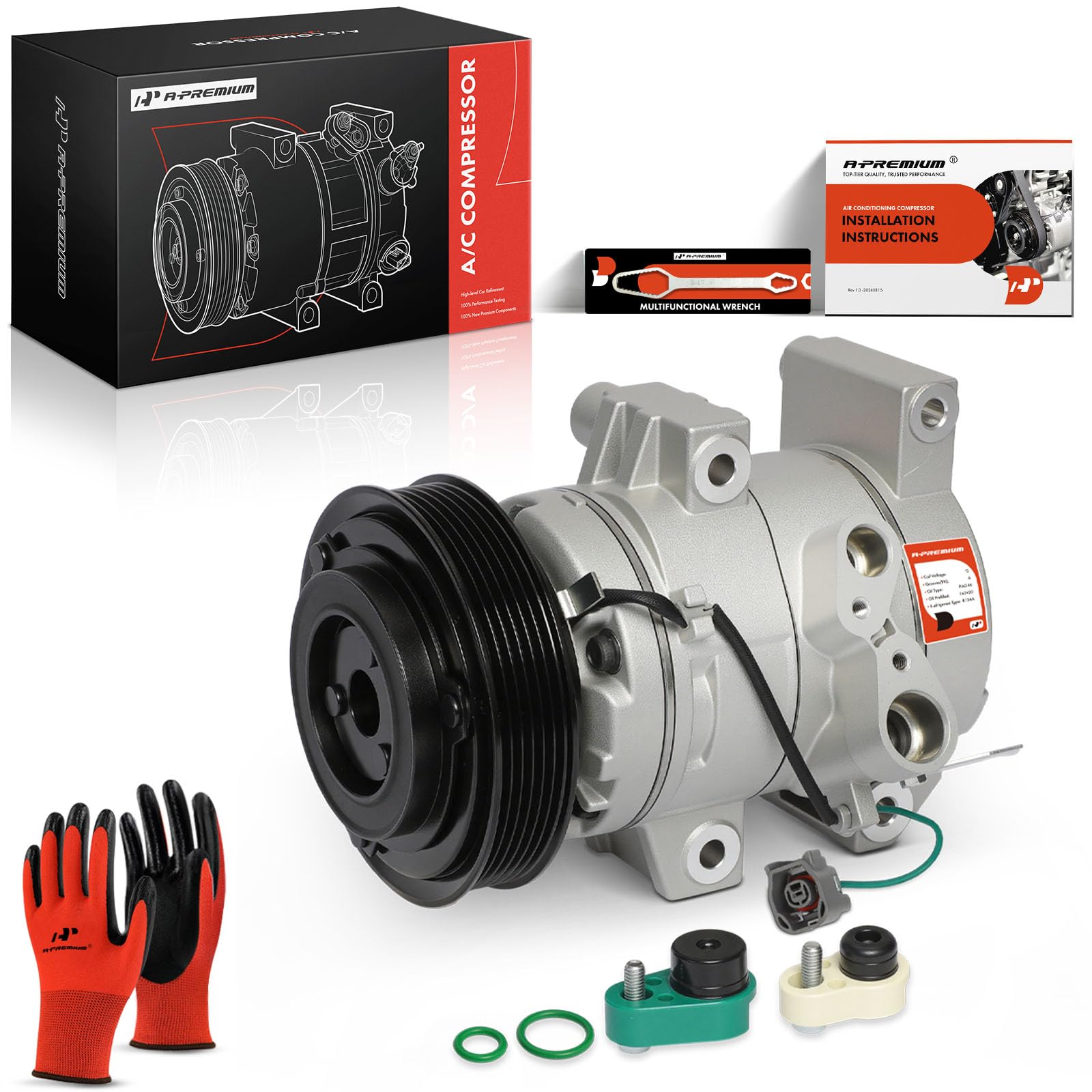 mmmyページ Amazon.com: A-Premium Air Conditioner AC Compressor with Clutch