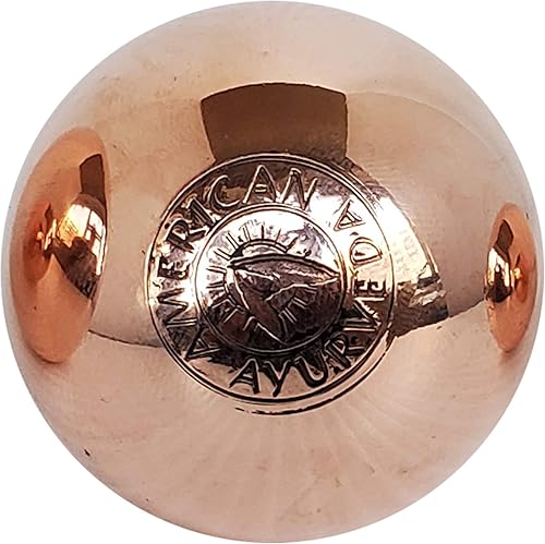 Miniatura 10 de Bola de cobre. Bola de metal de cobre, aporta integridad y pensamiento claro con energía natural y esfera de meditación, obtén agilidad mental