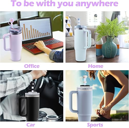 Miniatura 6 de GLAMFIELDS Tapa de paja Flower Cloud para Stanley Cup