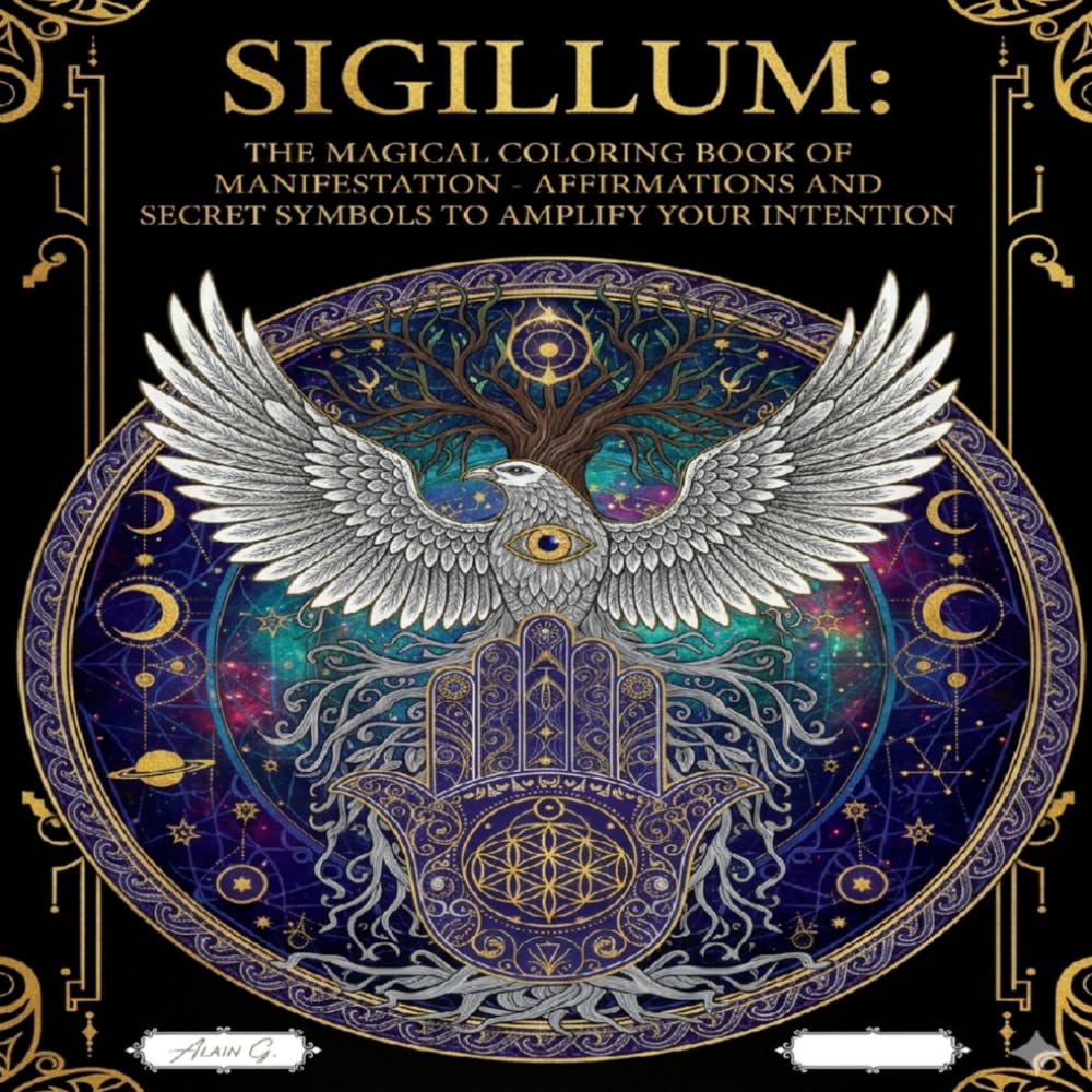 The Magical Coloring Book of Manifestation - Affirmations and Secret Symbols to Amplify Your Intention: Manifest your dreams: Paint. Affirm. Create. 31 powerful symbols and affirmations