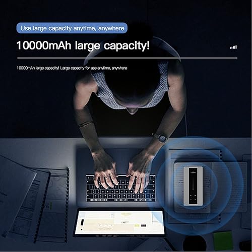 Miniatura 3 de VBESTLIFE Router WiFi móvil 4G LTE con ranura para tarjeta SIM, dispositivo de punto de acceso portátil de viaje de 150Mbps desbloqueado con puerto