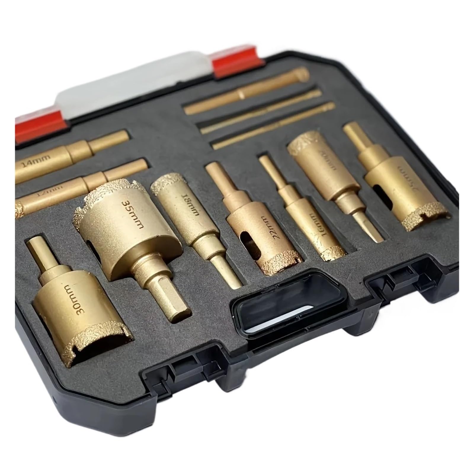 Juego de brocas diamante 12 piezas Kit sierra perforadora 6-35 mm
