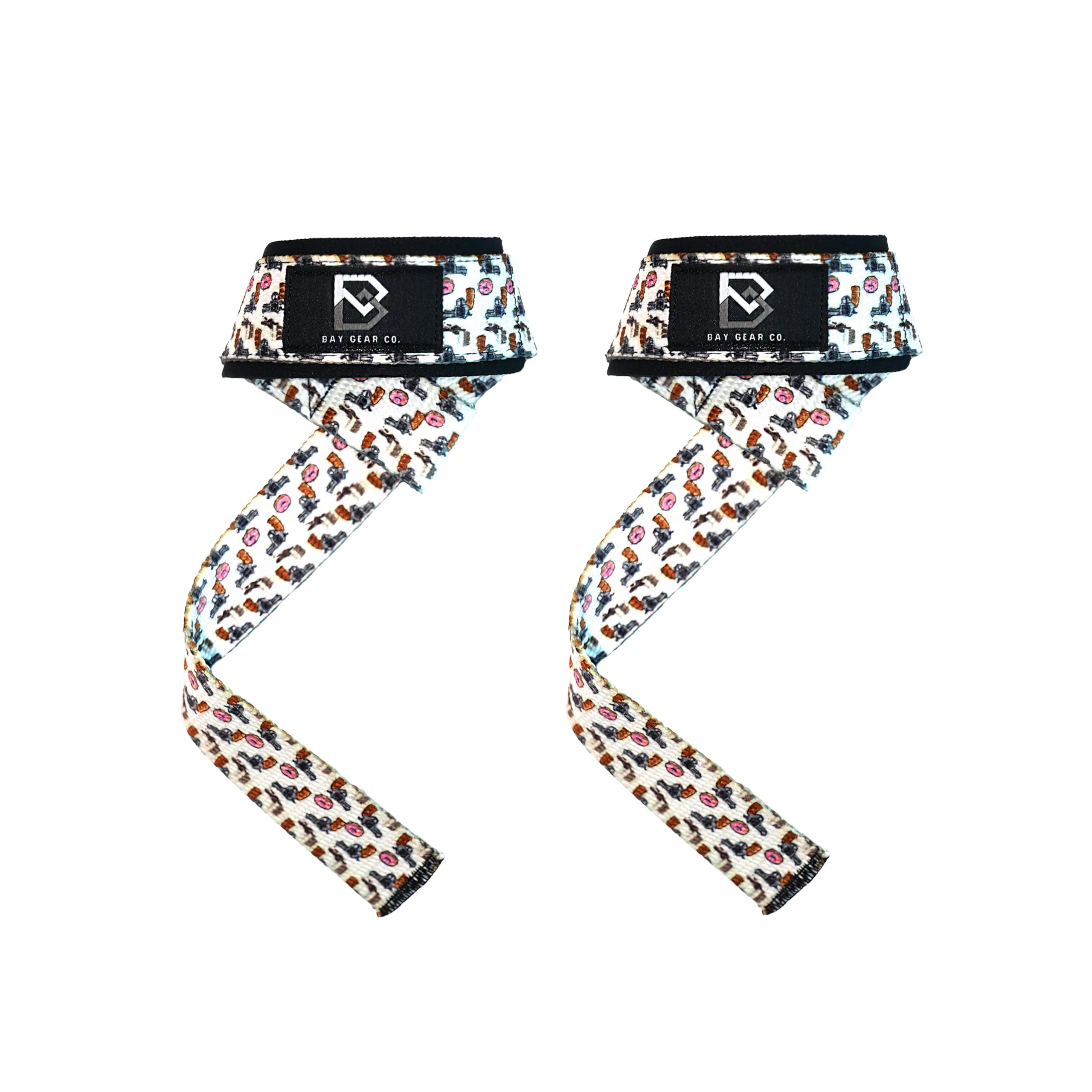 BAY GEAR CO. Wrist Straps for Weightlifting