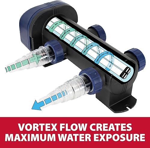 Miniatura 9 de The Pond Guy Clarificador de agua ultravioleta ultravioleta para estanques, luz UV registrada por la EPA, tratamiento UVC de algas planctónicas y