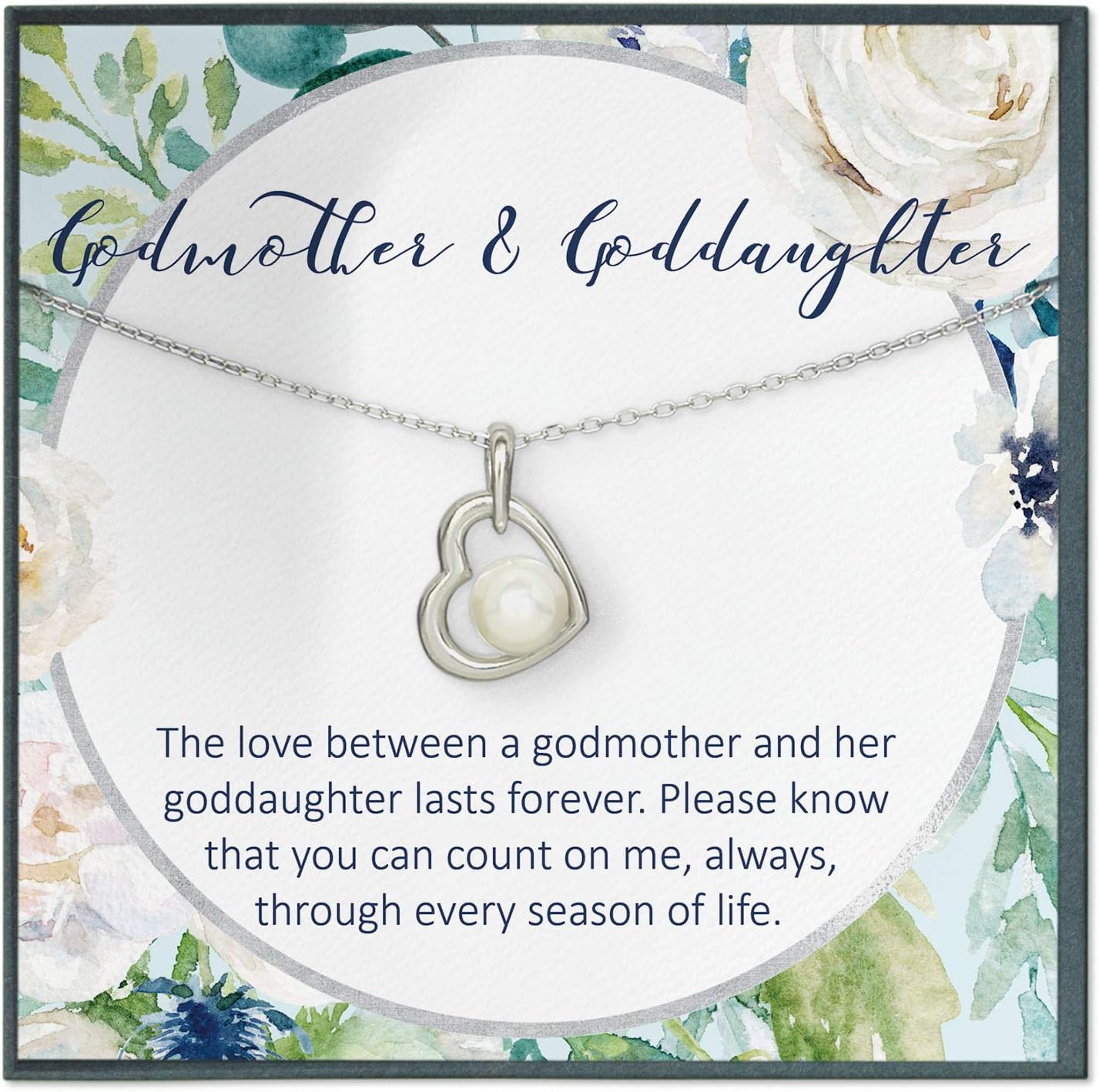Goddaughter Gifts from Godmother Goddaughter Necklace, Baptism Gifts, First Communion Gifts Girl, Confirmation Gifts for Girls Goddaughter Jewelry