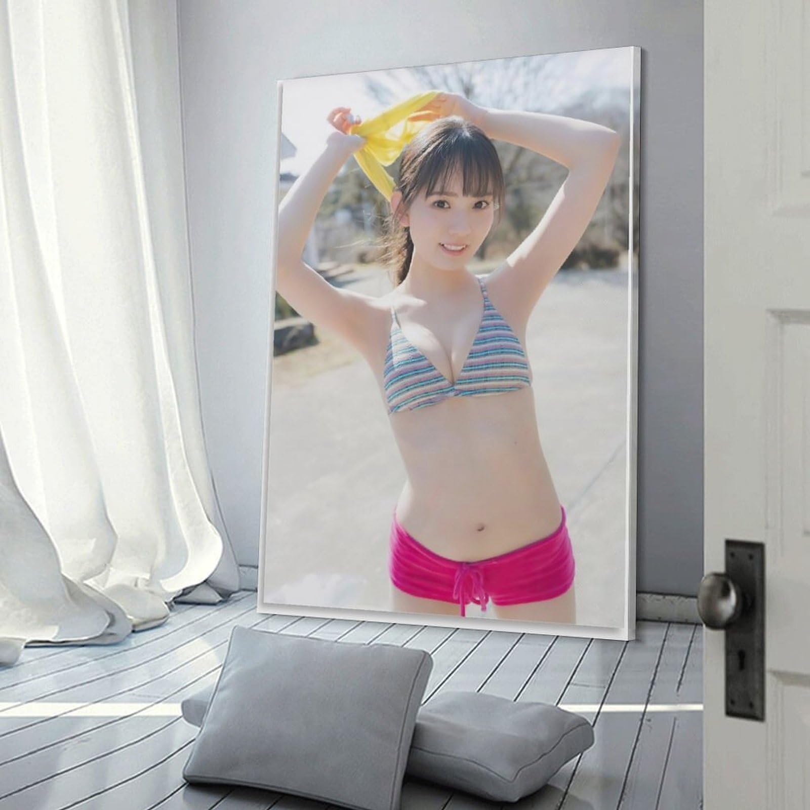 ビキニ姿の女性ポスター Amazon.co.jp: 尾台彩香女優のセクシービキニ写真ポスター 2 絵画