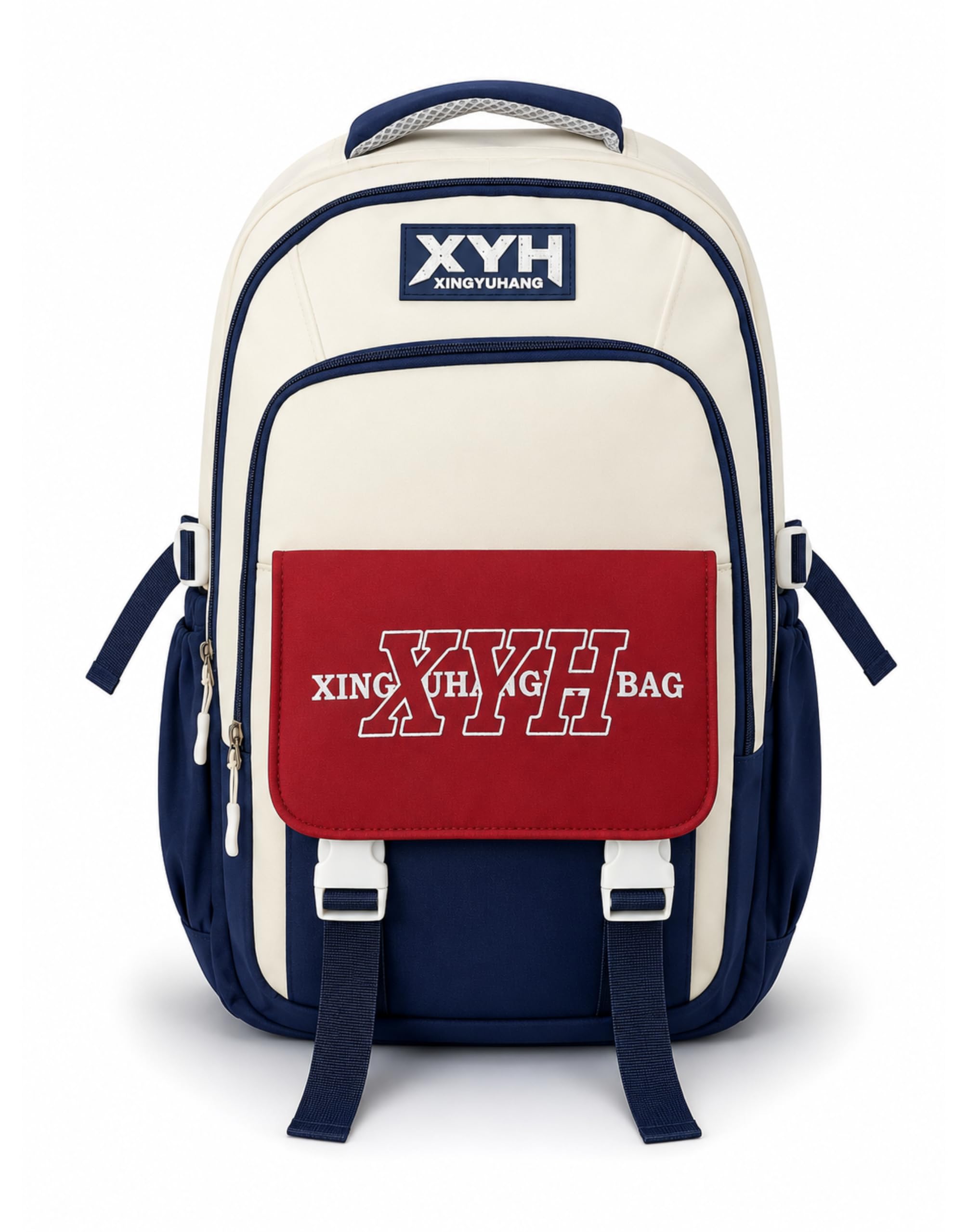 XYH school and collage bag for boys and girls, colorfull retro design made for mordern lifestyle, Multi-Compartment, Padded Laptop Sleeve, Lightweight, Ergonomic Straps-picture-28