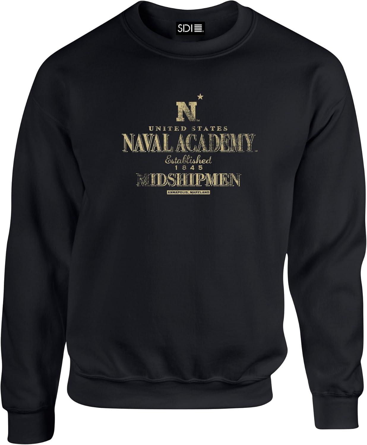 SDI NCAA Stacked Vintage Crew Neck Sweatshirt