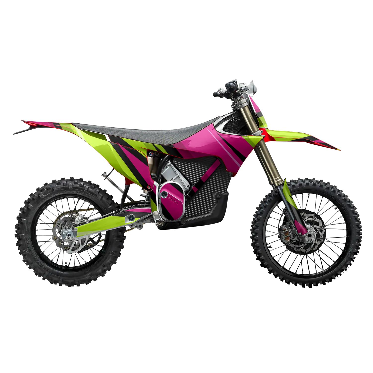 Stark Varg MX 2023-2025 Graphics Kit Wrap - Candy Shards - Varg MX Skin - Premium 3M Vinyl Protective Wrap Decal Cover - Easy to Apply | Crafted in The USA by MightySkins