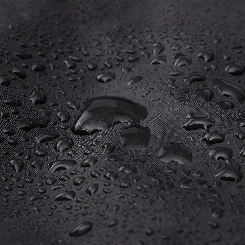 Telo da Ping Pong Impermeabile all'aperto, Antivento, Anti-UV, Resistente agli Strappi, Resistente agli Strappi, Copertura per Tavolo da Ping Pong, Interno/Esterno (165 × 70 × 185 cm) - Nero