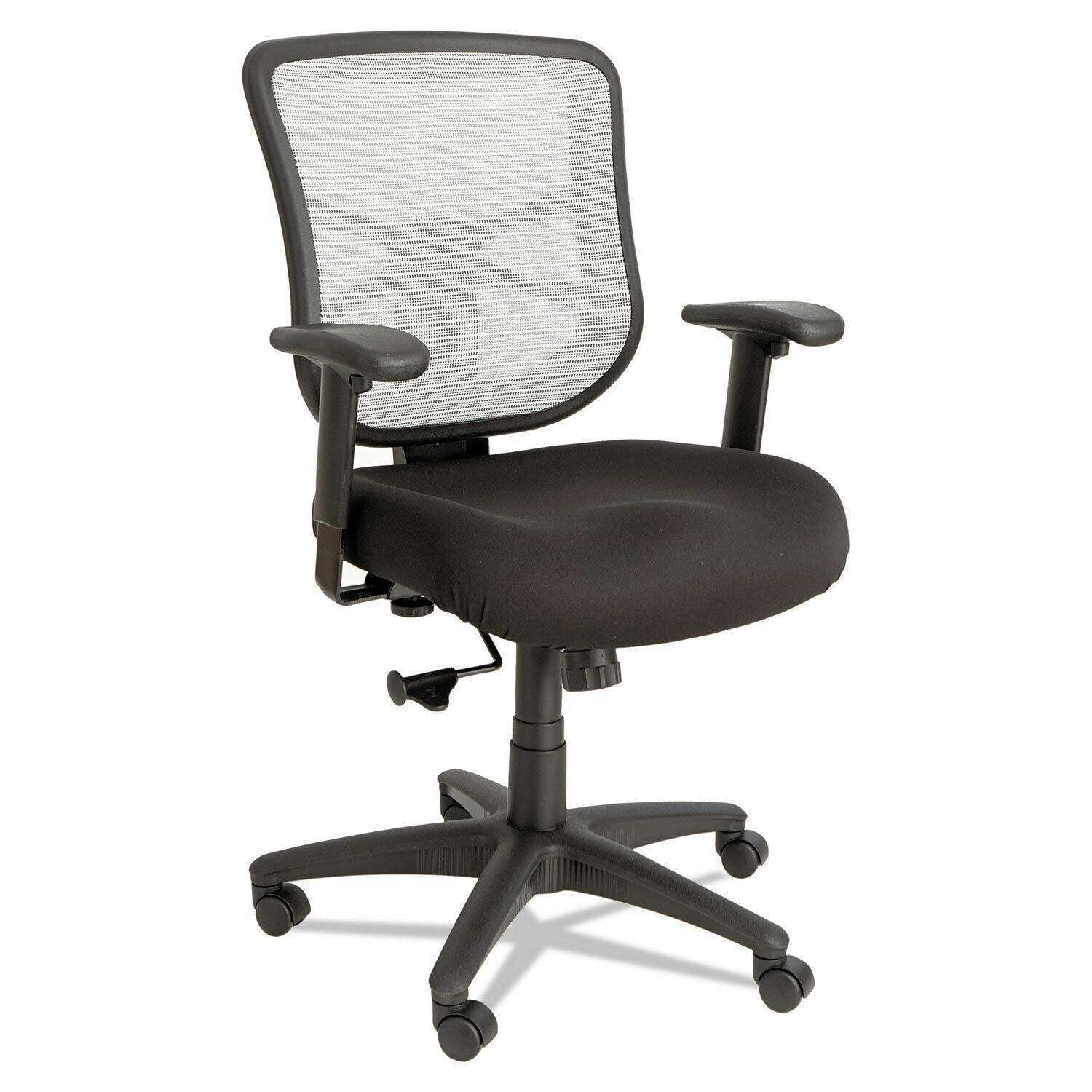 JHUS Mesh Mid-Back Swivel/Tilt Chair Black/White Gaming Chair Office Chair Gaming Desk Computer Chair high Chair Home Office Desk Chairs Office Chairs Home Office Office furnitur