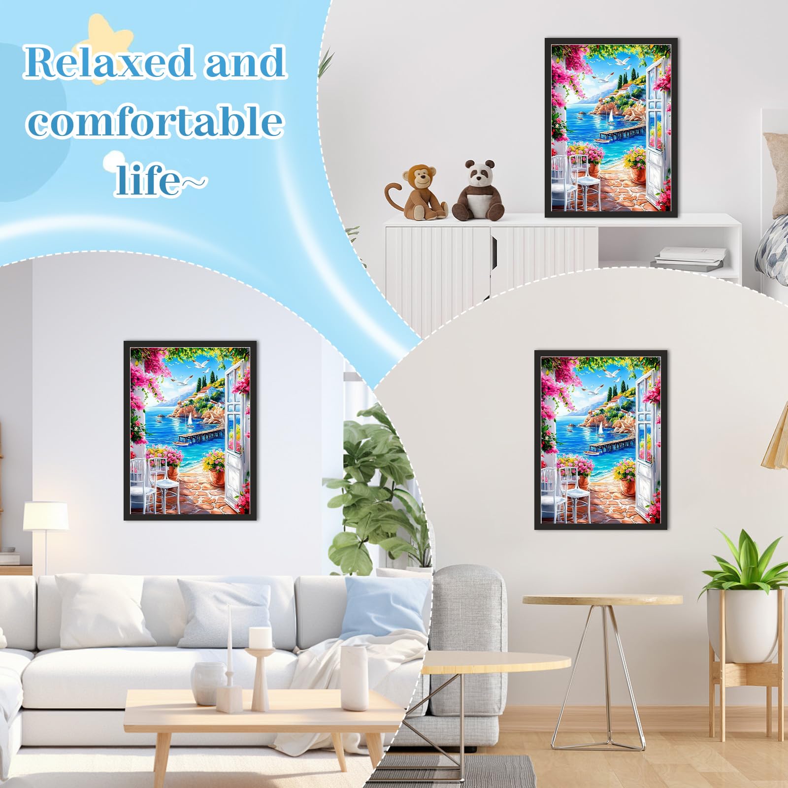 Xxl Diamond Painting Full Large Set, 4 pièces 5d Diamond Painting Pictures With Diamond | FR Xxl Diamond Painting Full Large Set, 4 pièces 5d Diamond Painting Pictures With Diamond | FR