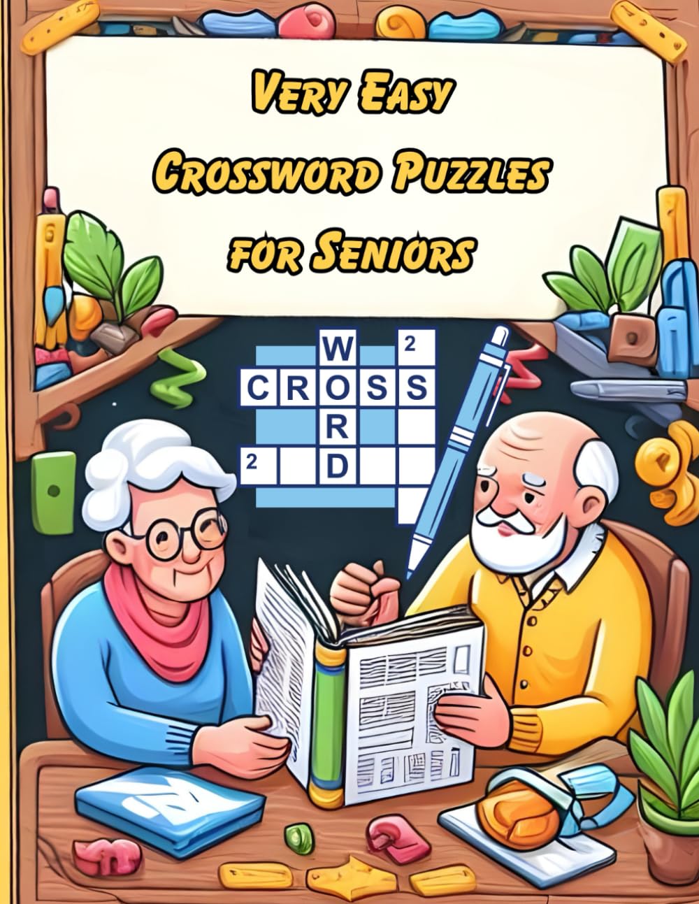 Very Easy Crossword Puzzles for Seniors Fun and Relaxing Puzzles to