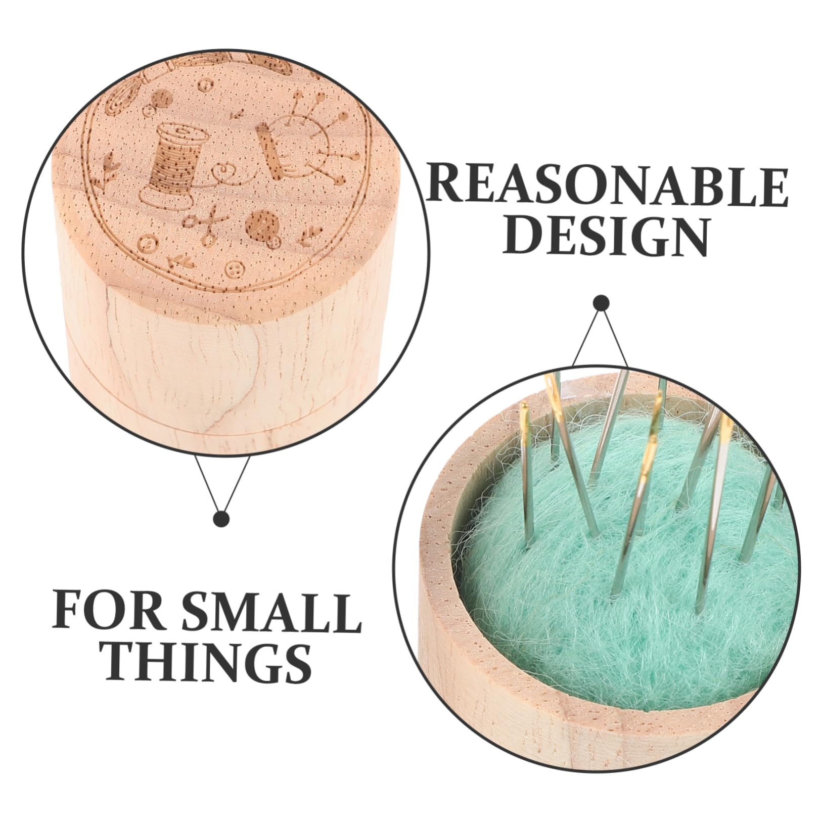 Uonlytech 5 Set Contenitori per Aghi da Cucito Scatola Aghi Compatta e Portatile per Casa Include per Conservazione Accessori da Cucito e Ferri