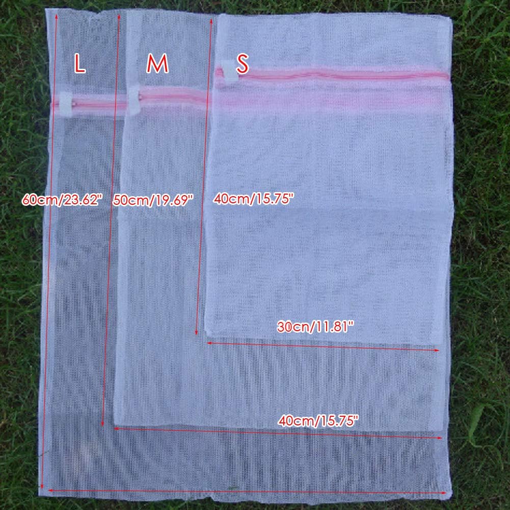 IWOMA Zipped Underwear Clothes Bra Aid Socks Laundry Washing Machine Net Bag HOT, Medium