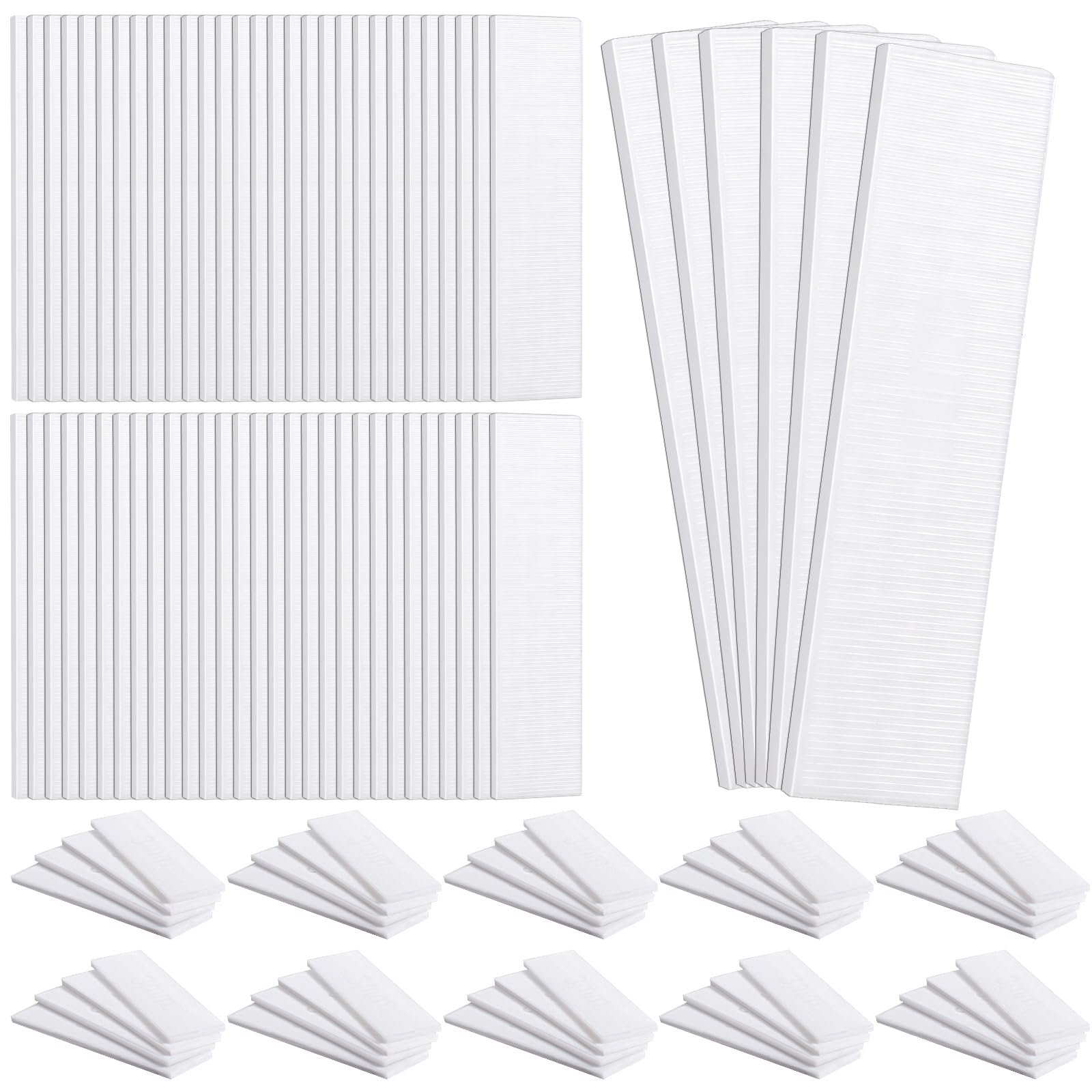Leveling Shims - 300 Pack for Tile & Construction -8 Leveling Shims - 300 Pack for Tile & Construction -8