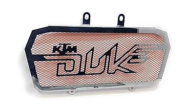 WOKIN Stainless Steel Motorcycle Bike Radiator Guard Protector Grill for Duke 125/200/250/290 (Orange)