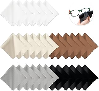 Microfiber Cleaning Cloths, 30 Pack Reusable Microfiber Cloth, 6x7 inch Premium Glass Cleaning Cloth Thickened Magic Cleaning Cloth for Cleaning Eyeglasses Screens Camera Lens