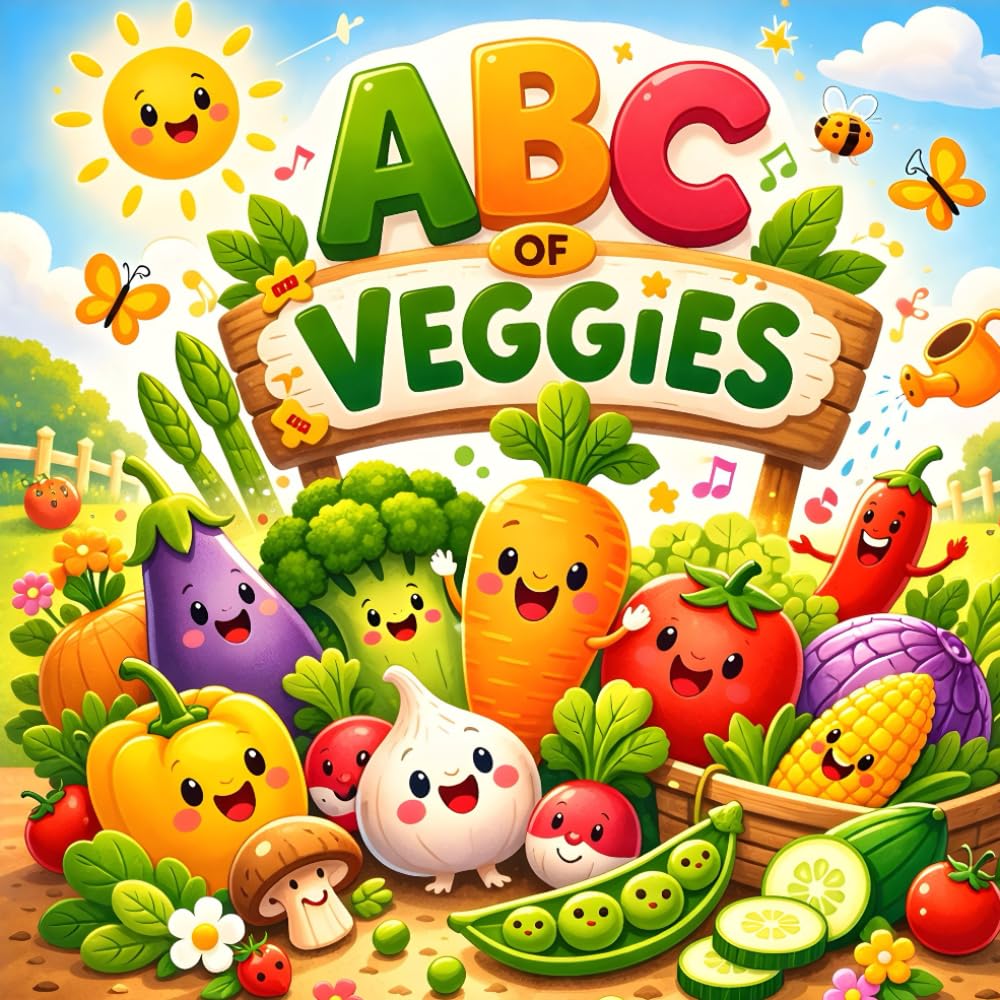 ABC of Veggies: Kids Book About Vegetables