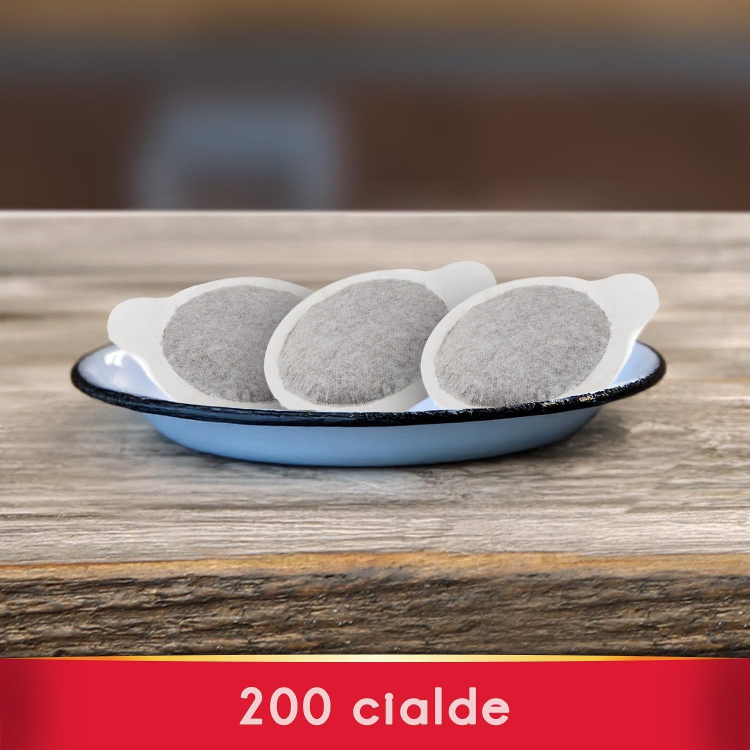 Caffè SPLENDID Miscela Espresso CLASSICO - 200 Cialde Filtrocarta ese44-4 Confezioni da 50 - Intensità 12 - Gusto Deciso e Aroma Tostato -DD-