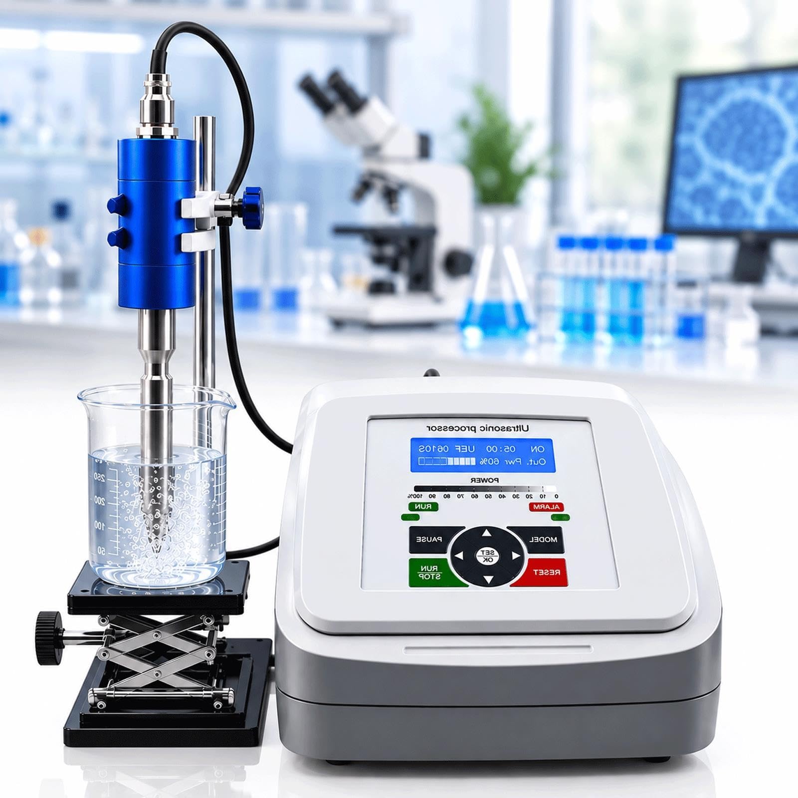 Homogeneizador ultrasónico digital, homogeneizador de 800 W