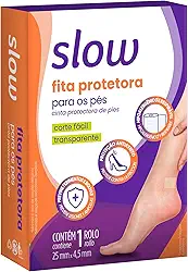 Fita Microporosa Protetora para os Pés, Rolo com 25mm x 4, 5m, Cor Transparente, Linha Slow, Lanossi