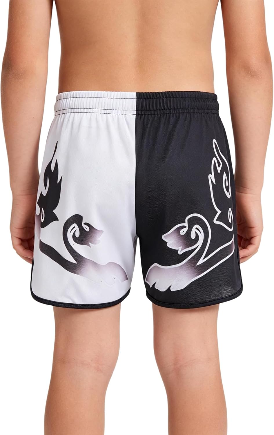 Men's Martial Arts Shorts Fight Bottoms Boxing Trunks Gym Training Wear for Jiu Jitsu Punching