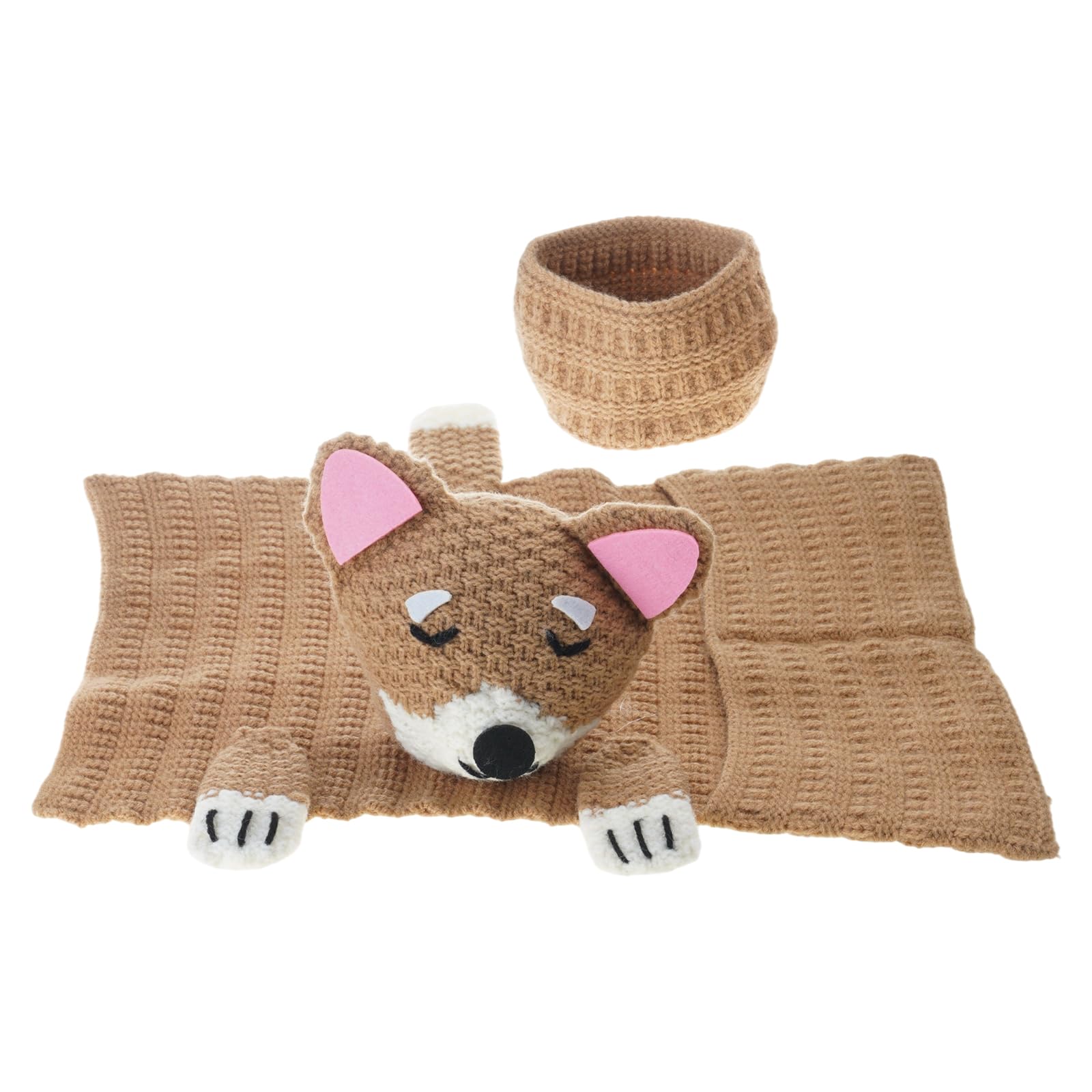 Limtula Washable Knitted Pet Sofa Storage Bag Sturdy Fabric Household Items Space Efficient Clutters Control Systems Pet Toy Container