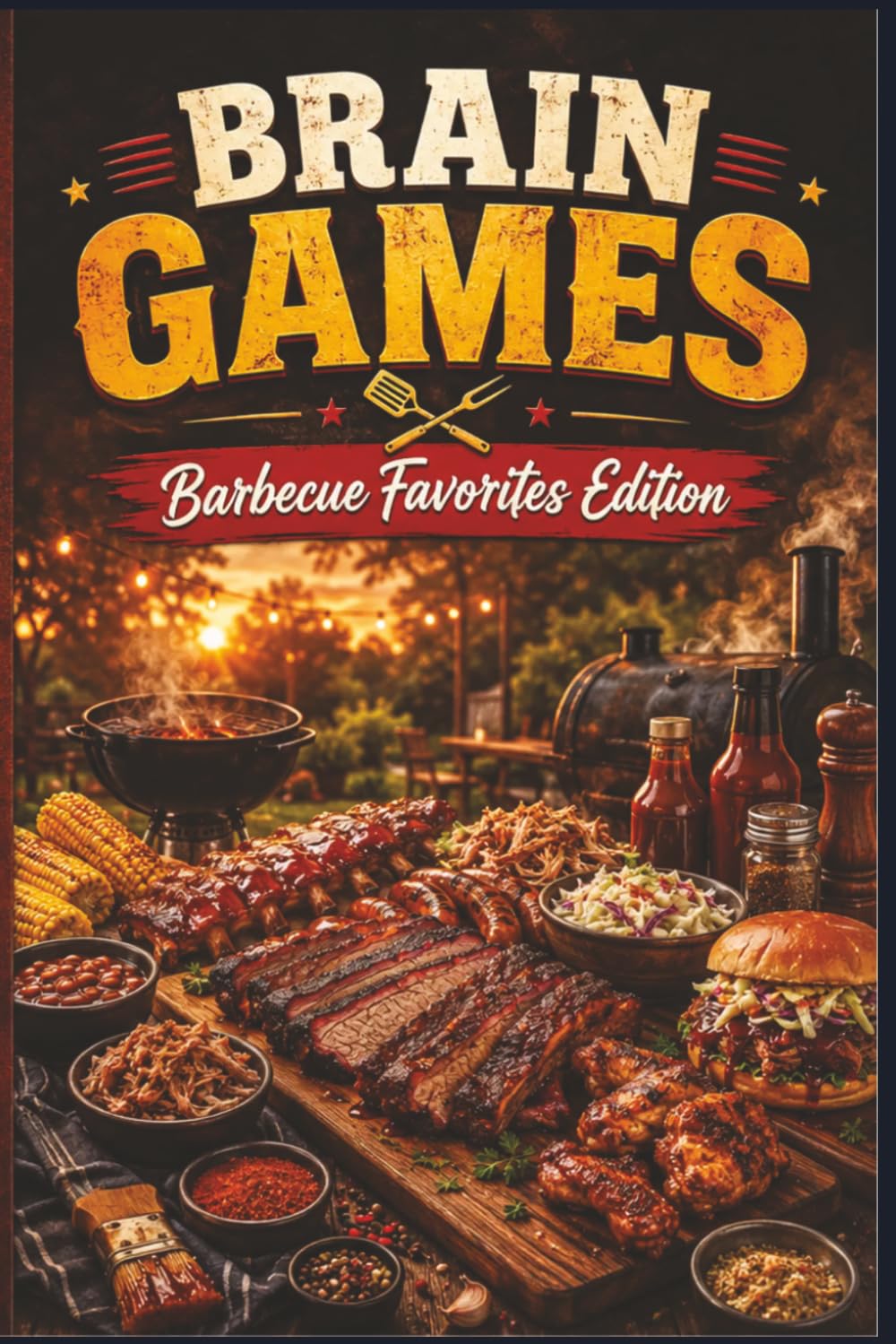 Brain Games: Barbecue Favorites Edition: 60 Flavor-Packed Puzzles for BBQ Lovers and Foodies - Portable 6x9 Travel Size Activity Book (The Foodie’s Palate: Global Culinary Word Searches)