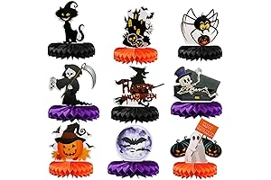 Halloween Honeycomb Centerpieces: Spooky and Festive Table Decorations