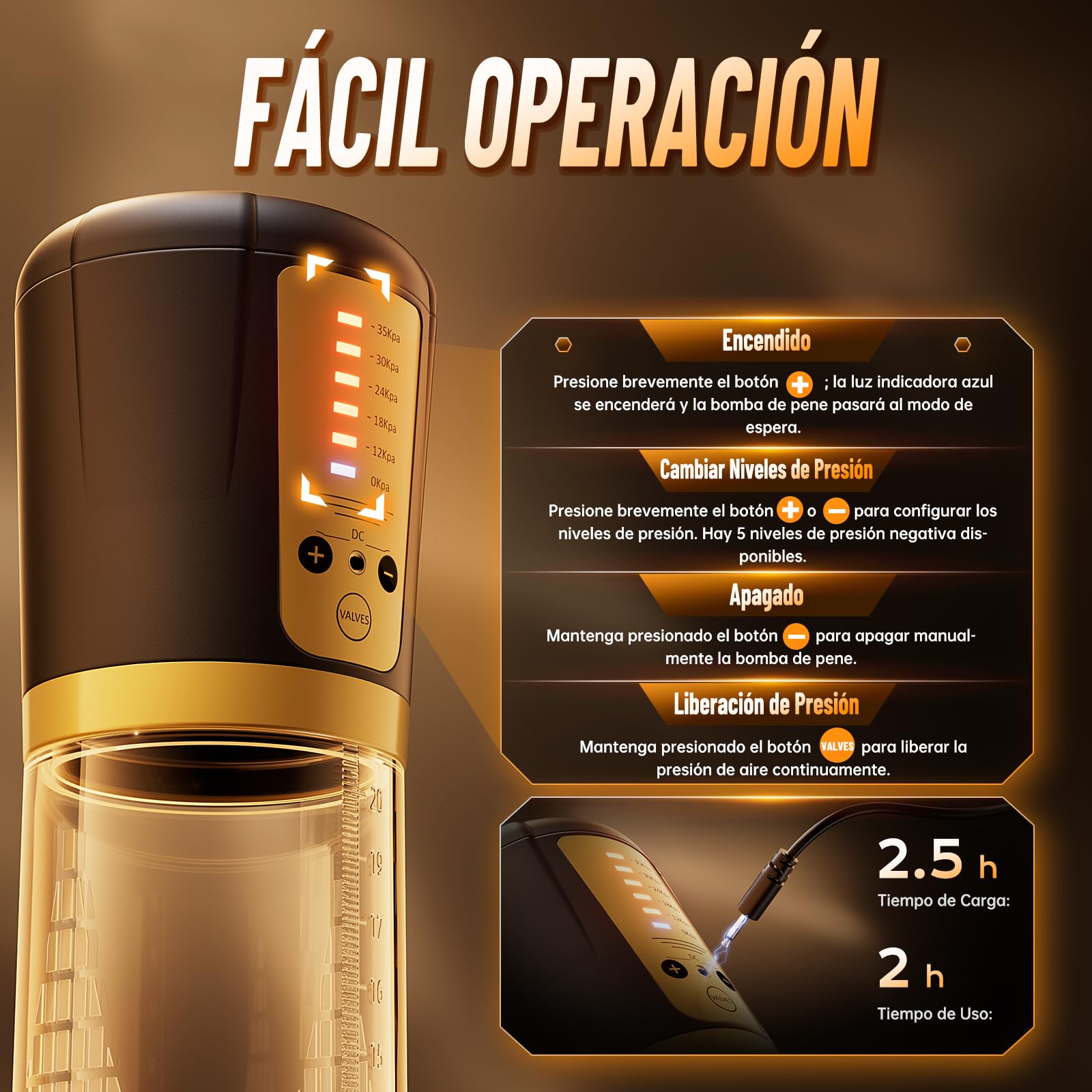 Bomba de Pene Masturbador Juguetes Sexuales - Masturbádores Masculino Electrónico Con 5 Modos de Succión Fuertes y 3 Fundas de Silicona Alargador de Pene Sex Toys Juguetes Eróticos para Hombre Pareja