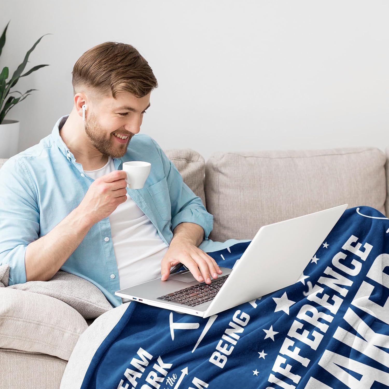 Thank You Gifts for Men, Employee Gifts, Employee Appreciation Gifts, Best Team Gifts for Employees from Boss, Thank You Gifts for Coworkers Employees Blanket 60" x 50" - Image 4