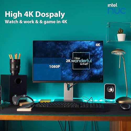 Miniatura 4 de Kit de rendimiento Intel NUC 11 2022 NUC11PAHi7 (4 núcleos i7-1165G7, 32 GB de RAM, 1 TB PCIe SSD, gráficos Iris) Mini computadora de escritorio