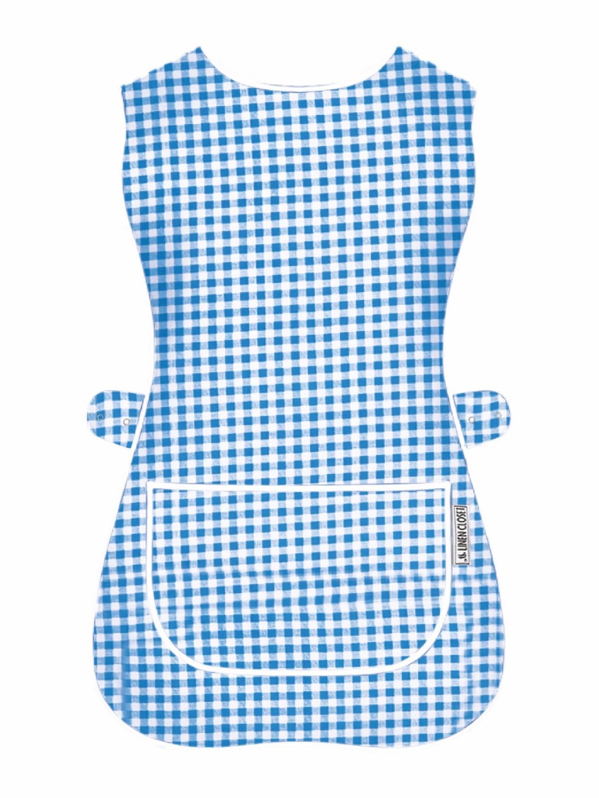 LINEN CLOSET Womens Tabards with Pockets for Men Ladies Cleaning Catering Chef Kitchen Aprons Unisex Hygea Tabard Apron Work Tabards