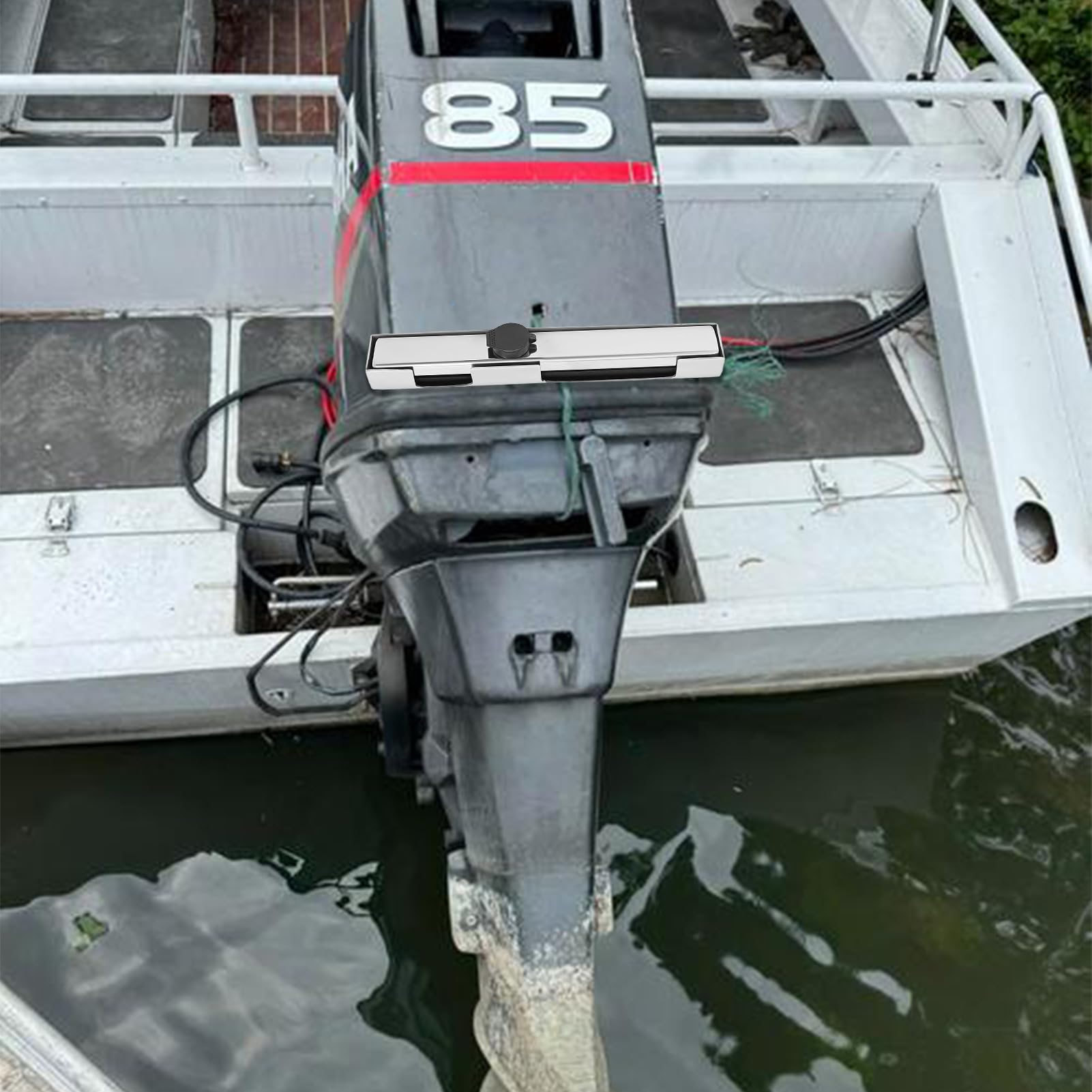 Serratura motore fuoribordo, in acciaio inox, regolabile, per motori marini, resistente, di sicurezza per esterni, per spiaggia, principianti e professionisti | Lucchetto Fuoribordo per Barca ad Alta Sicurezza di sicurezza outdoor per adulti, esperti,