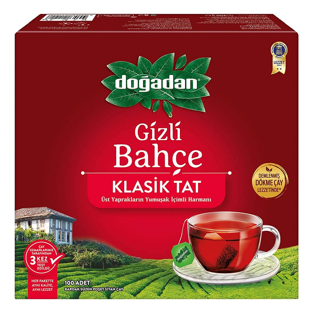 Dogadan Gizli Bahçe 100 Lük Ft Bardak Poşet