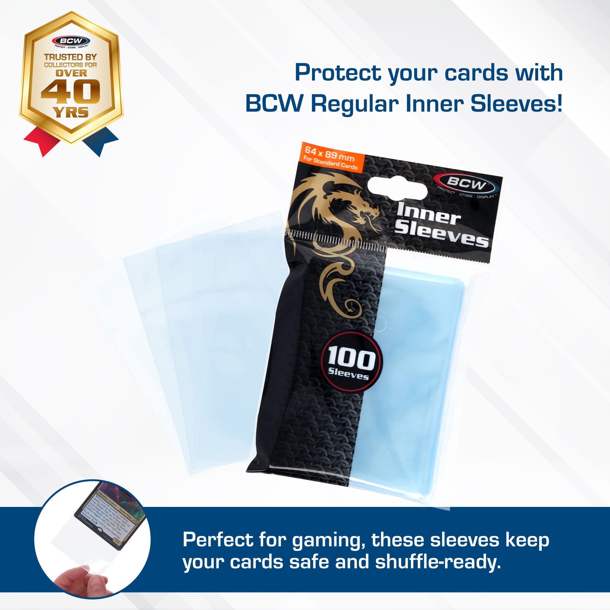 wild and free card sleeves Amazon.com: BCW Basics Card Sleeves | 500 Count Box | Acid-Free, Archival Safe