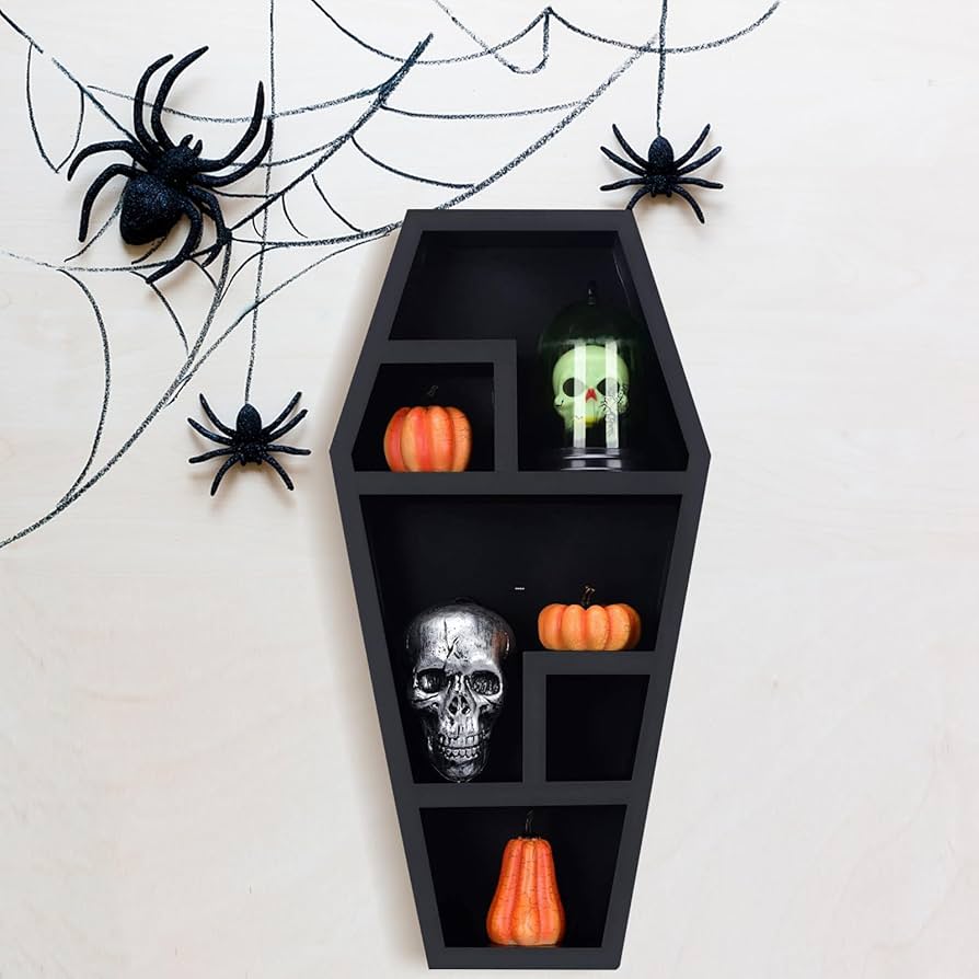 Amazon.com: Beaupretty Coffin Storage Rack Table Top Shelves