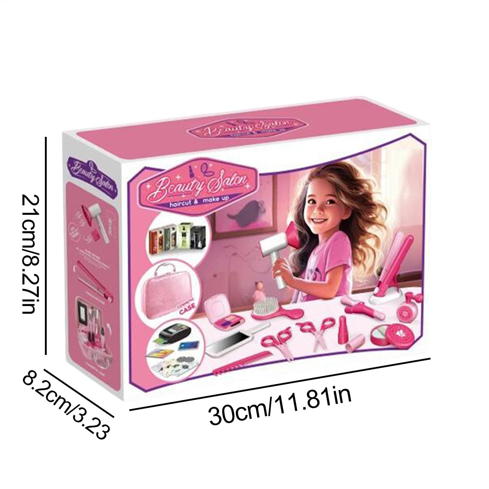 Set salone di bellezza per bambini, set di giochi di ruolo per | parrucchiere | Set da per parrucchiere, , di ruolo | Set da per bambini Giocattolo Fai finta di