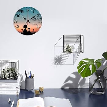 Amazon.co.jp: スヌーピー 掛け時計 PVC壁掛け時計 静音 連続